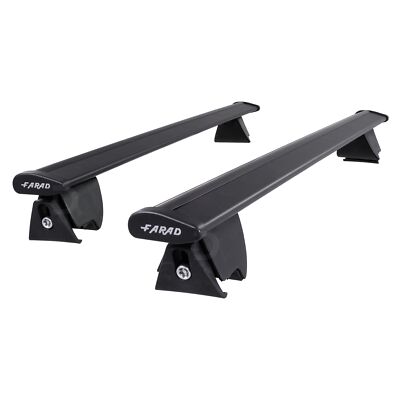 Farad Hilo Wing Black Aluminium Roof Bar Set for Suzuki Vitara 15
