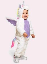 Rainbow Unicorn Pegasus Plush Costume Infant 0-6 Months Halloween Baby