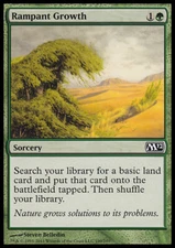 MTG Magic the Gathering Rampant Growth (190/256) Magic 2012 LP