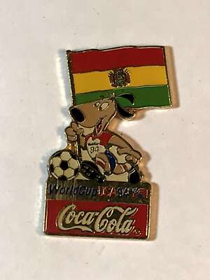 PIN SOCCER WORLD CUP USA 94 FLAG BOLIVIA 3