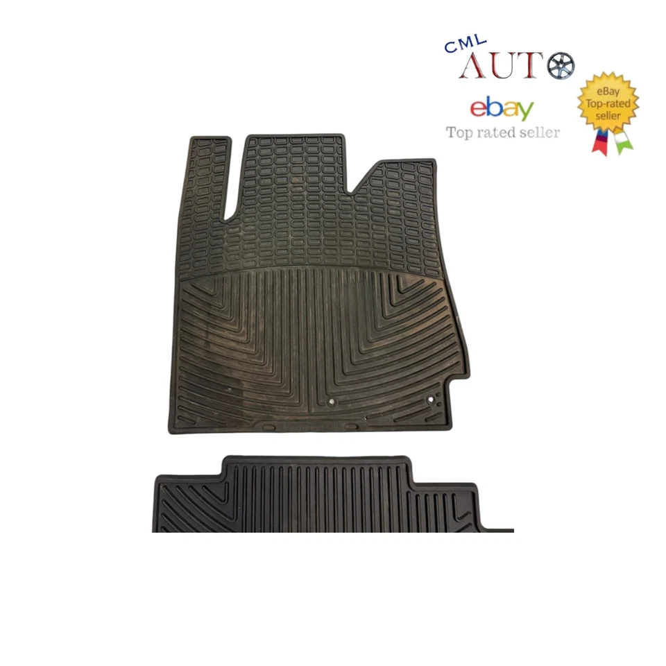 Cadillac SRX 2010-2016 WeatherTech alfombrillas de goma para todo tipo de clima 4 piezas negras Foto 2 de 4