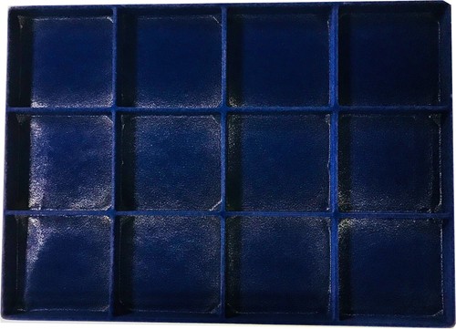 Alu-Großer-Münzkoffer-Diamant Look-&-münztableaus IN Blu Rosso Scuro - Foto 157 di 171
