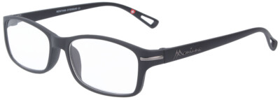 Lesehilfe / Lesebrille MR76  in Schwarz mit individueller Stärke R / L und Etui