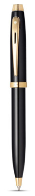 Sheaffer 100 Schwarz Lackierung Kugelschreiber Mit Goldton Rand