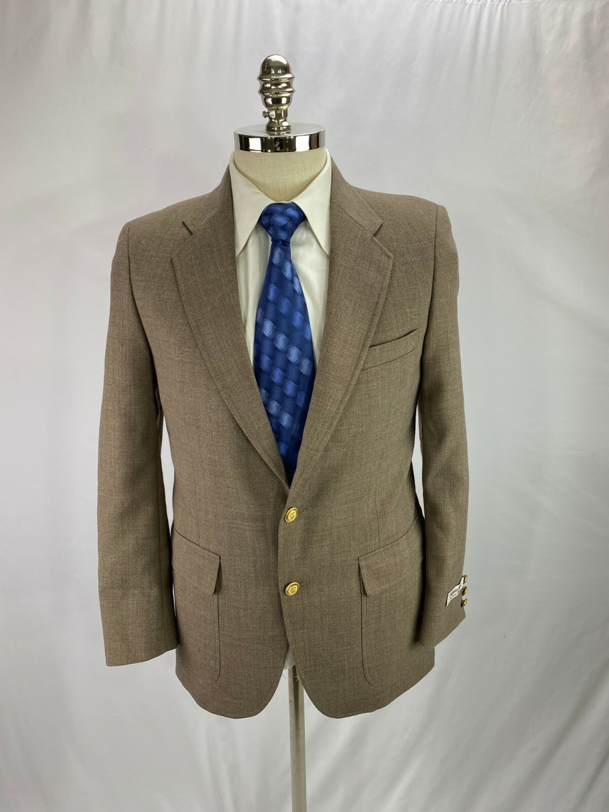 FILA Giacca blazer uomo Adams Row beige misto lana cappotto sportivo 38R