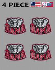 4PC Alabama Crimson Tide Bama Waterless Peel Stick Temporary Tattoos Elephant