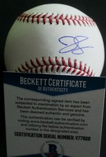 Forrest Whitley Houston Astros Signed Official Baseball W/Beckett COA V77826