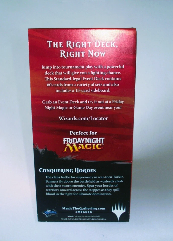 Khans of Tarkir Event Deck Conquering Hordes - englisch - MTG Magic NEU & OVP! - Bild 2 von 2