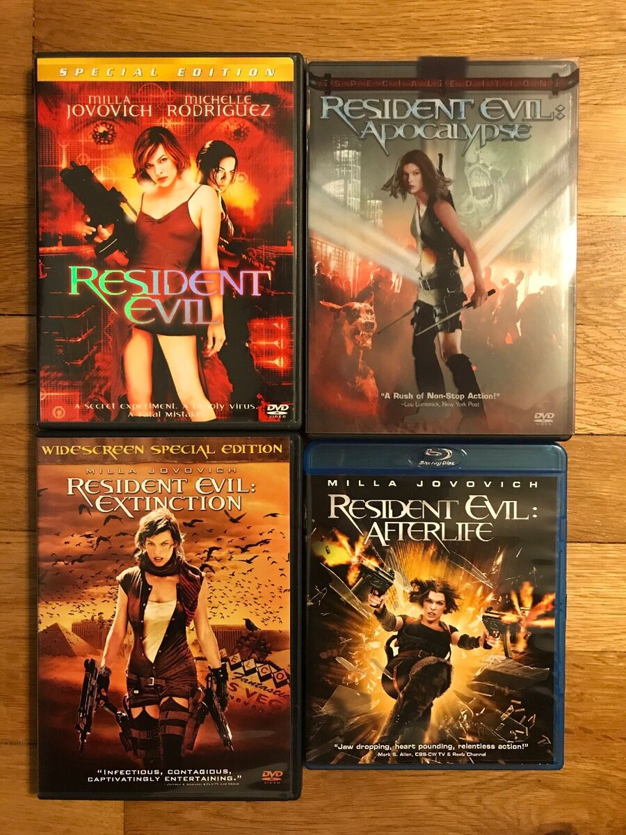 Resident Evil movies, Set of 4