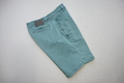 Mavi Jeans Simon Stretch Shorts Blue Flat Khaki Chinos Mens Size