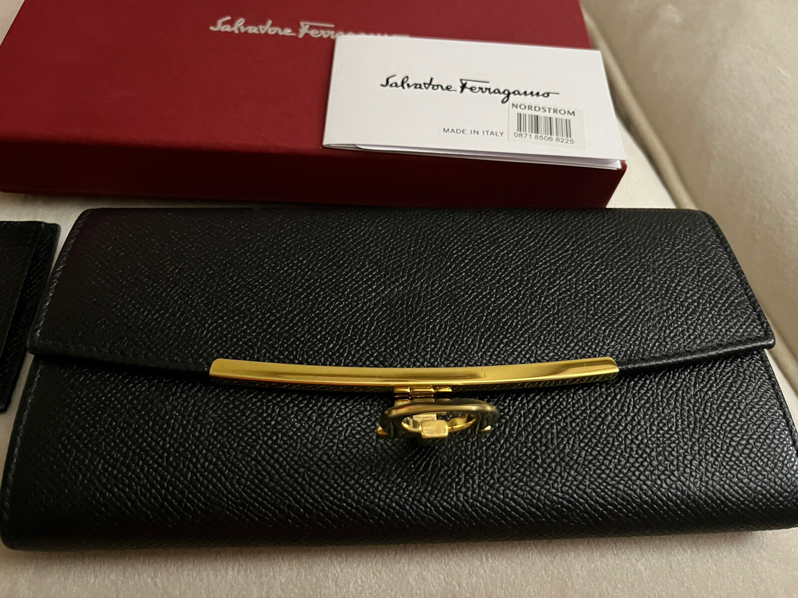 Salvatore Ferragamo Gancini Continental Wallet