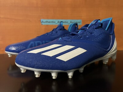Adidas Adizero Scorch Football Cleats Blue White Men display picture 3