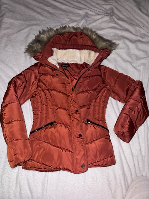 Burnt Orange Puffa Coat UK