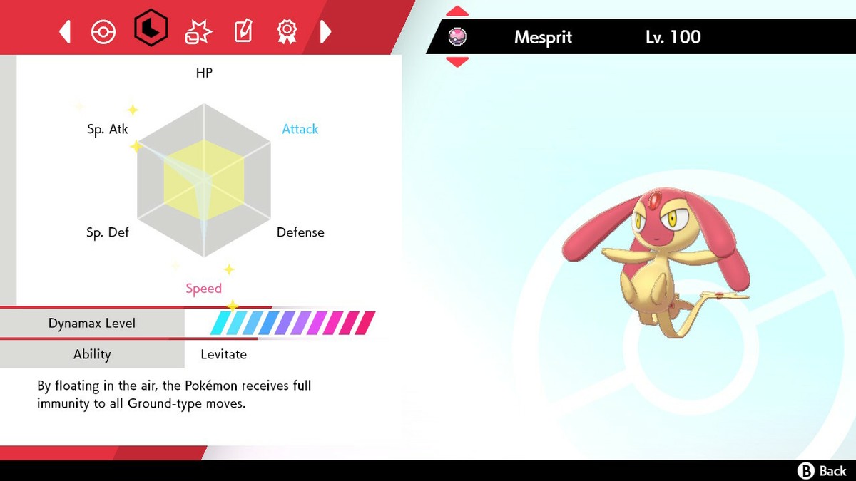 ✨ Shiny Mesprit ✨ Legendary Pokemon Sword and Shield Perfect IV Pokémon