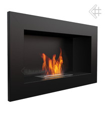 Bio Ethanol Kamin GOLF schwarz Wandkamin Deko Bioethanol Wand Design Kamin