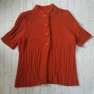 plus size orange cardigan