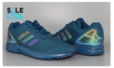 Adidas ZX FLUX MENS Blue REFLECTIVE S76529 | eBay
