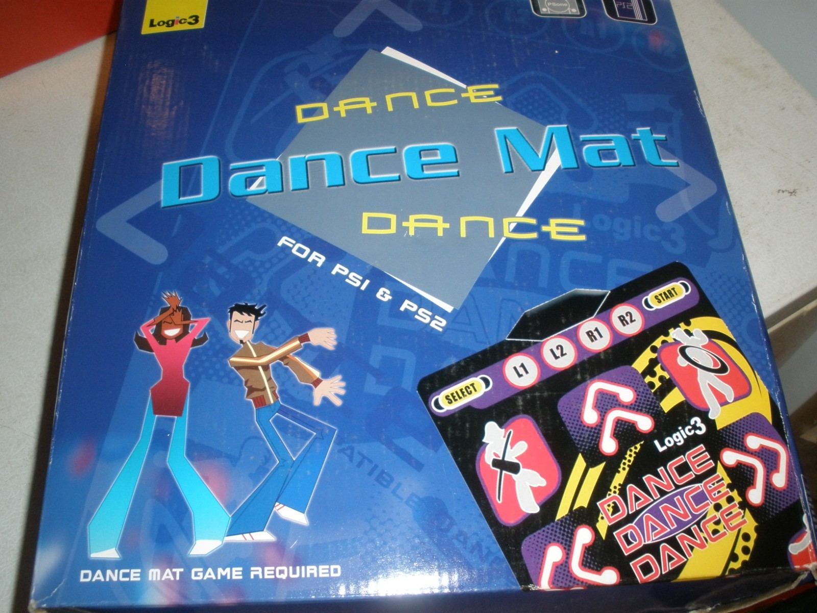 NEW Logic 3 Logic3 Dance Mat for PS1 & PS2 eBay