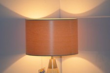 LUCI PER COMODINO DI CERAMICA IMITAZIONE QUERCIA UFFICIO DECORAZIONE LOFT DESIGN