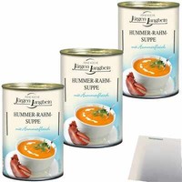 Jürgen Langbein Hummer Rahm Suppe Mit Hummerfleisch 3X400Ml Dose Usy Block