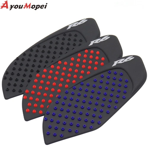 Tank Traction Side Pad Gas Fuel Knee Grip Decal For YAMAHA YZF-R6 2008-2016 - Bild 3 von 15