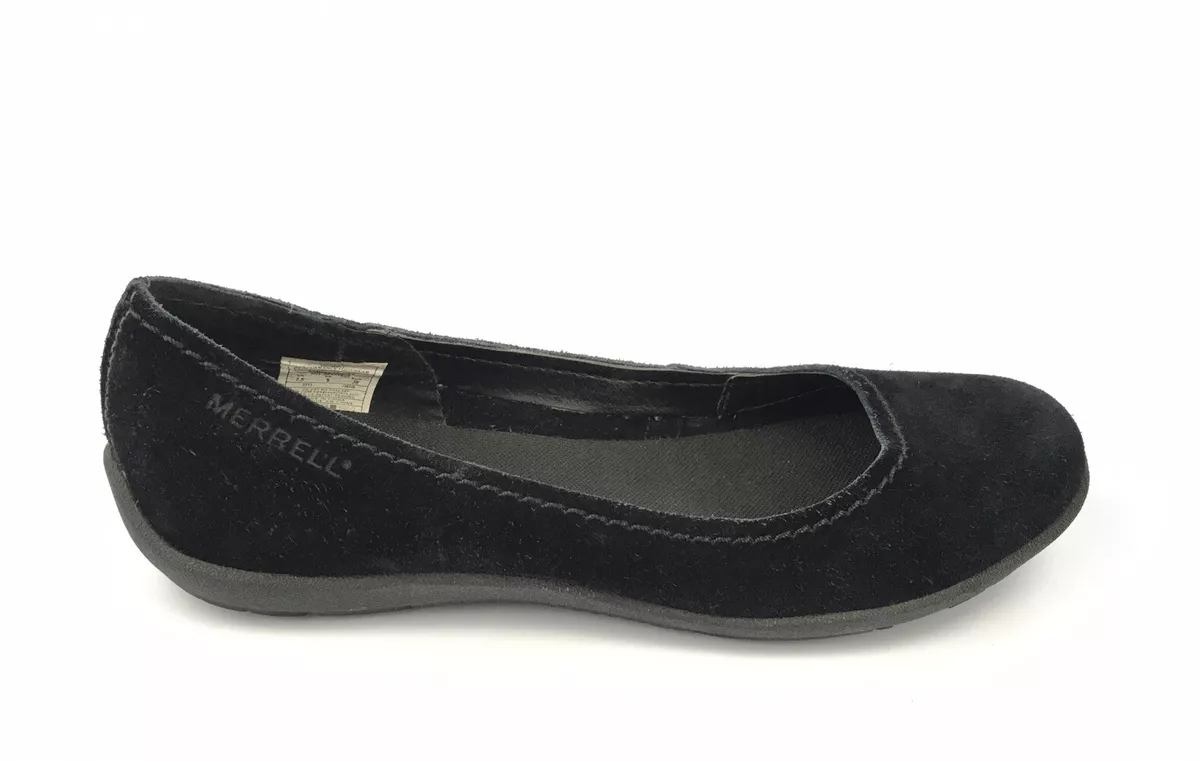 Merrell black store flats