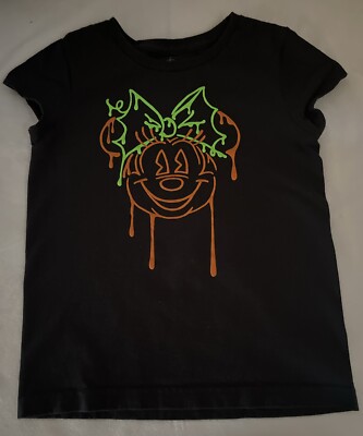 Disney Minnie mouse Halloween shirt Size Small 5/6