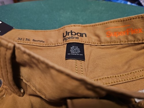 Urban Pipeline Men's Brown Denim Straight Leg Jeans Size 32/34 NWT - Picture 7 of 10