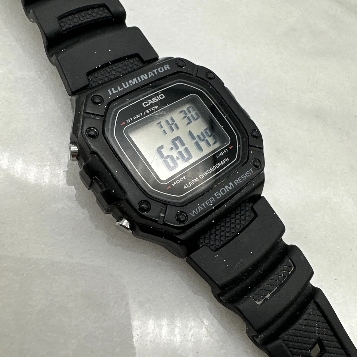 Casio shop illuminator w218h
