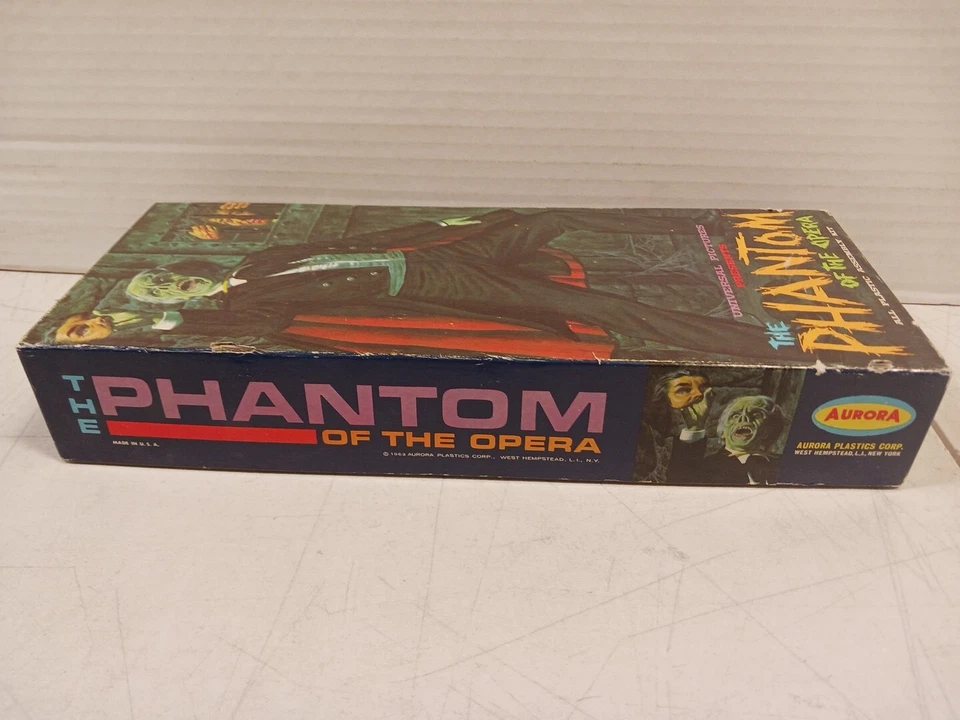 RARE Aurora #428 Phantom of the Opera Factory Model & Stock Box (SEALED) - Image 4 of 4