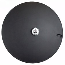 Carbon Fiber Track Bike Disc Wheel Clincher 700C Width 23mm Tubular Clincher 