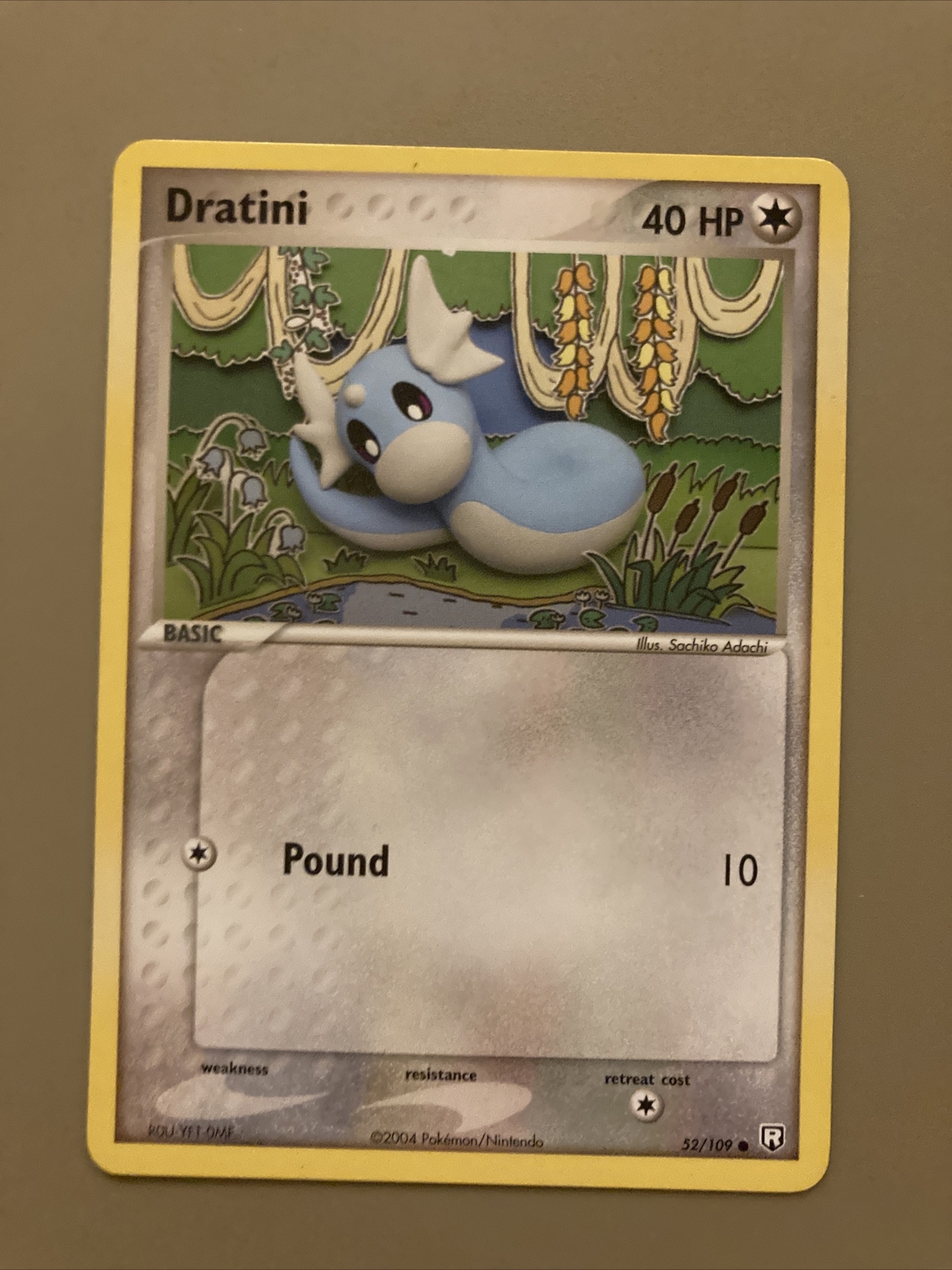 EX Team Rocket Returns Dratini 52/109 Pokemon Card Near Mint