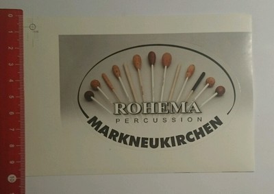 Aufkleber/Sticker: Rohema Percussion Markneukirchen (230916130)