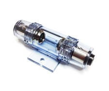 AGU-Sicherungshalter Platin-Design bis 16mm&sup2; Stromkabel KFZ SG-Glassicherung