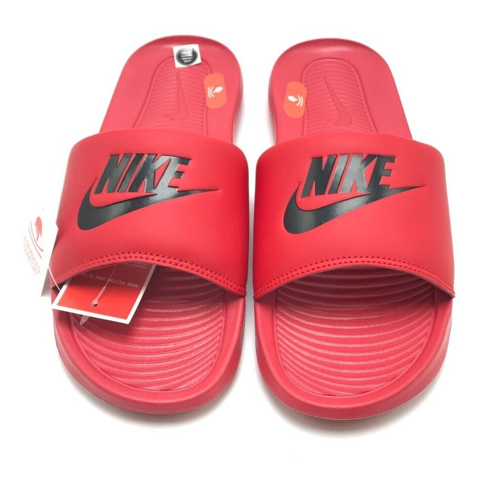NEW* Men NIKE VICTORI ONE SLIDES UNIVERSITY RED (CN9675 600  display picture 2