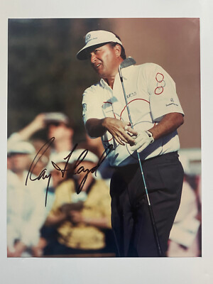 Raymond '' Ray '' Floyd - Golfer  - original Autogramm -Größe 25 x 20cm