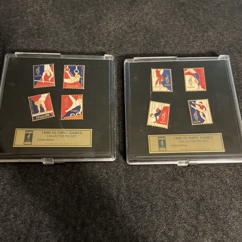 1996 Olympic Games Limited Edition Collector Pin Sets - Mens & Womens