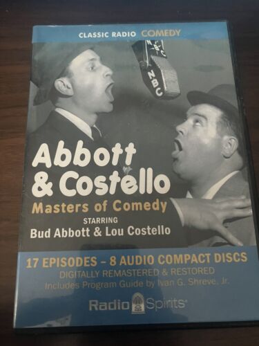 Abbott and Costello : Masters of Comedy (2009, 8 Cd Set) - Picture 1 of 4
