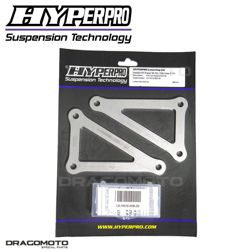 Kit rabaissement Hyperpro FZ1 1000 N pour abaisser la selle de 3cm