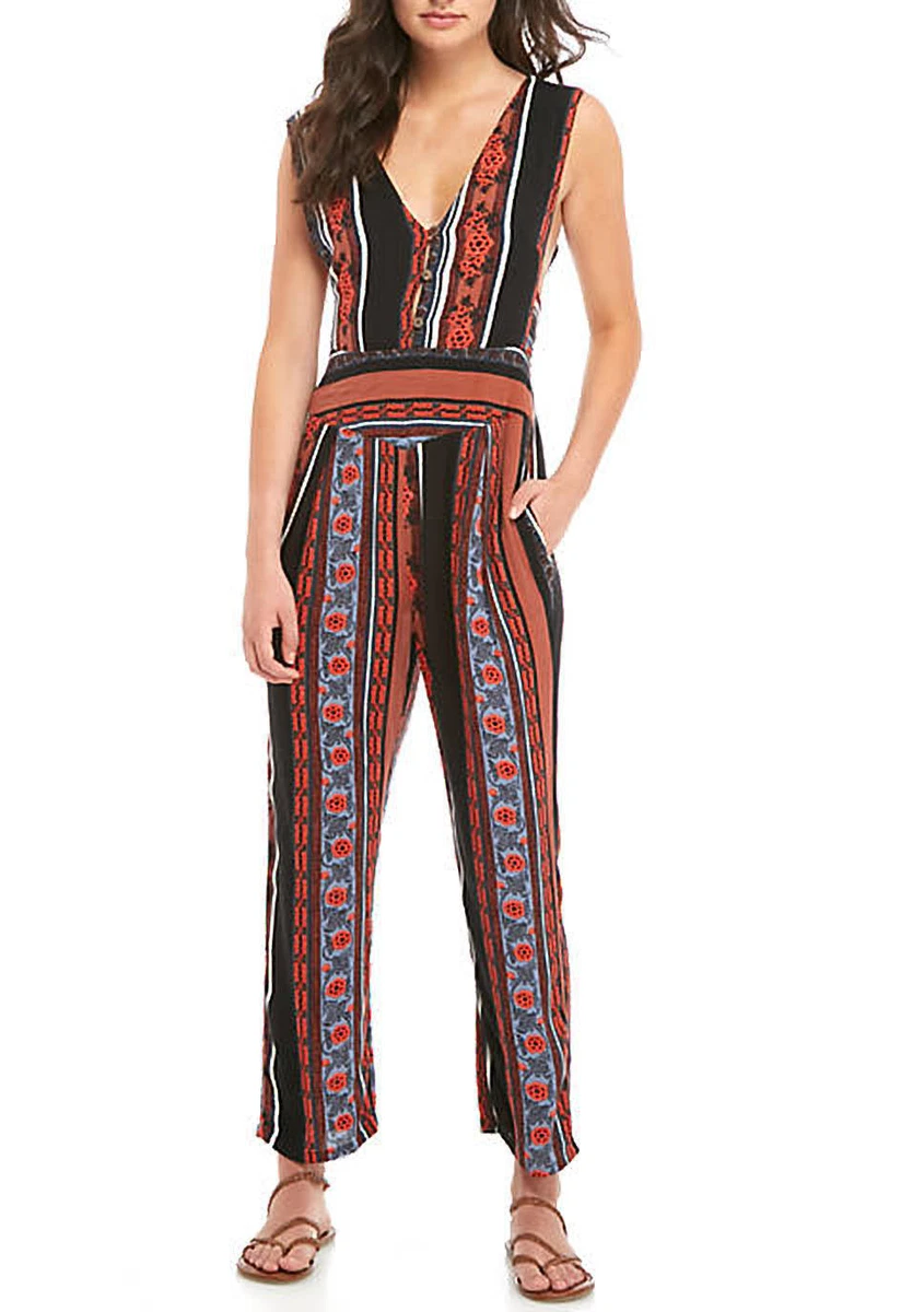 Free people all shook up cheap jumpsuit
