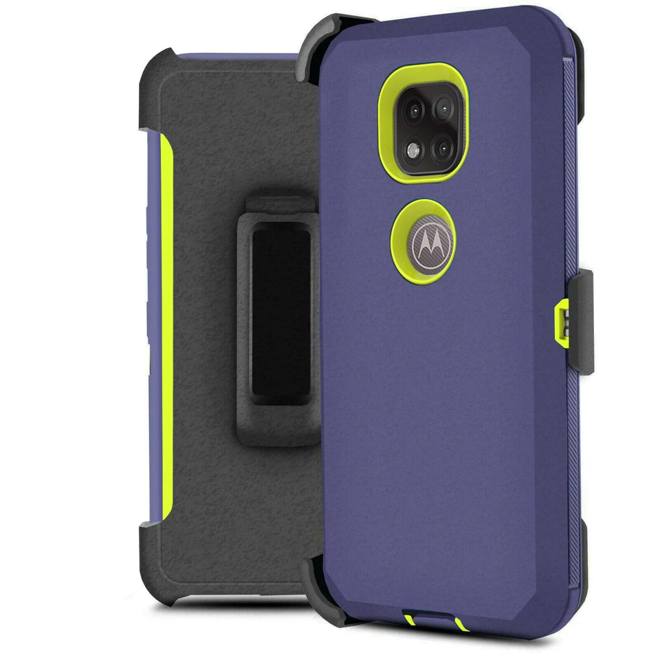 for Motorola Moto G Power 2021 Rugged Clip Hybrid Phone Case Screen Protector - Image 3 of 4