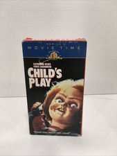 Child s Play VHS Tape Chucky Good Condition Horror Movie