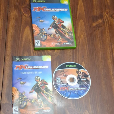 THQ MX Unleashed Xbox E NTSC-U/C Motocross Racing w/ Case & Manual Multiplayer
