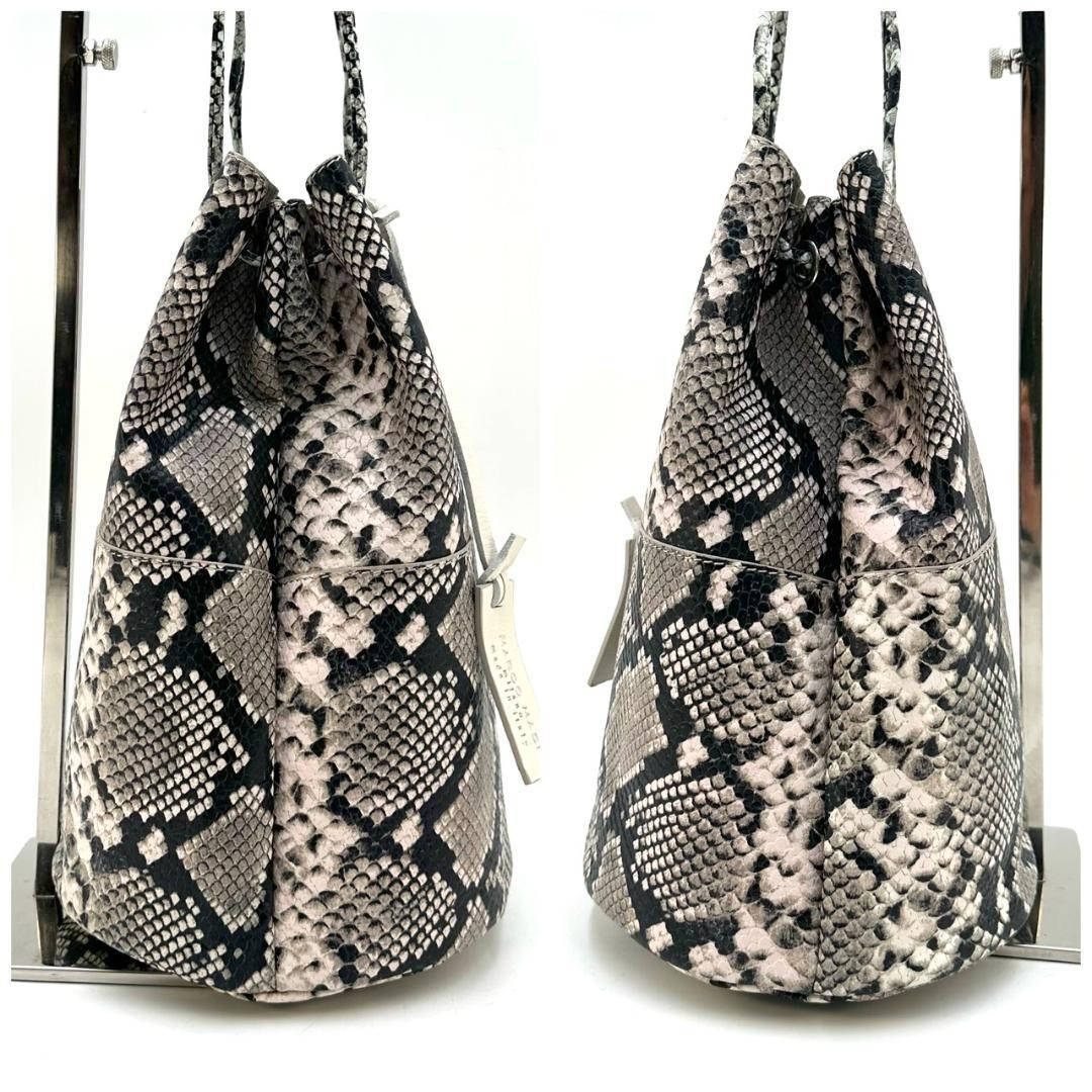 Marco Masi Python Embossed Leather Shoulder Bag T… - image 6