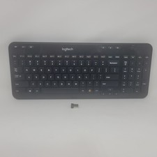Logitech K360 920-004088 Wireless Keyboard with Unifying USB Dongle TESTED 