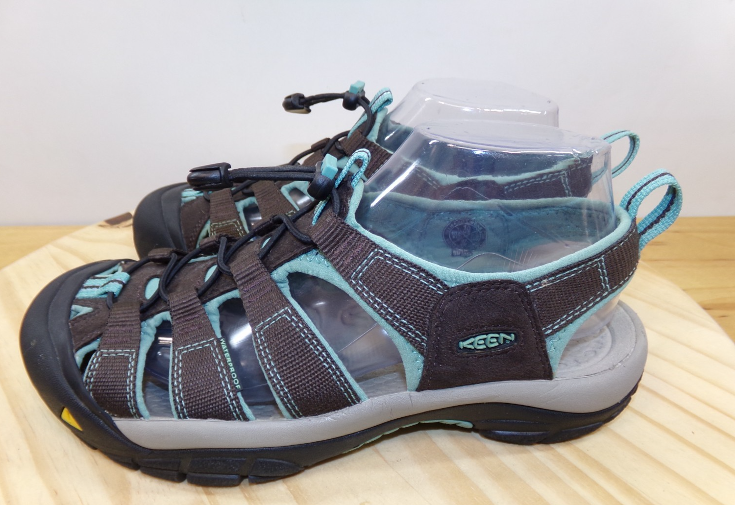 Sandali da trekking Keen Newport donna marrone turchese taglia 10 impermeabili SM109