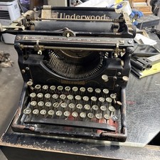 Vintage Underwood Standard No. 5 Desktop Typewriter Display For Repair thumbnail
