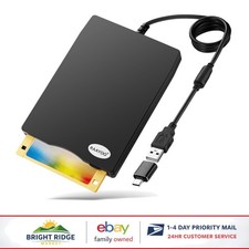 3.5 Inch USB Floppy Disk Reader for Laptop and Desktop Computers, Durable Design