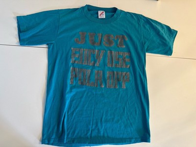 Rare! Vintage 90s F-Off EIICY OSE POLR OPP T-Shirt  Size L Made in USA