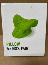 Neck Shoulder Relaxer Cervical Traction Device Pillow Green Posture Corrector
